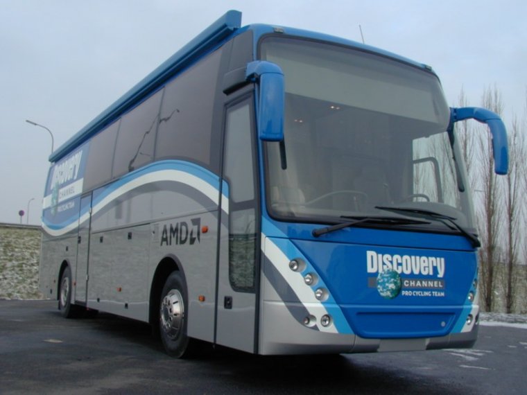 Discovery Channel Pro Cycling Team bus