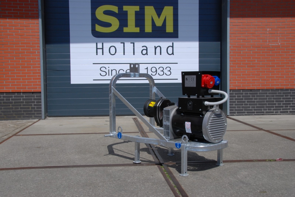 SIM-Holland-trekker-generator-op-driepunt